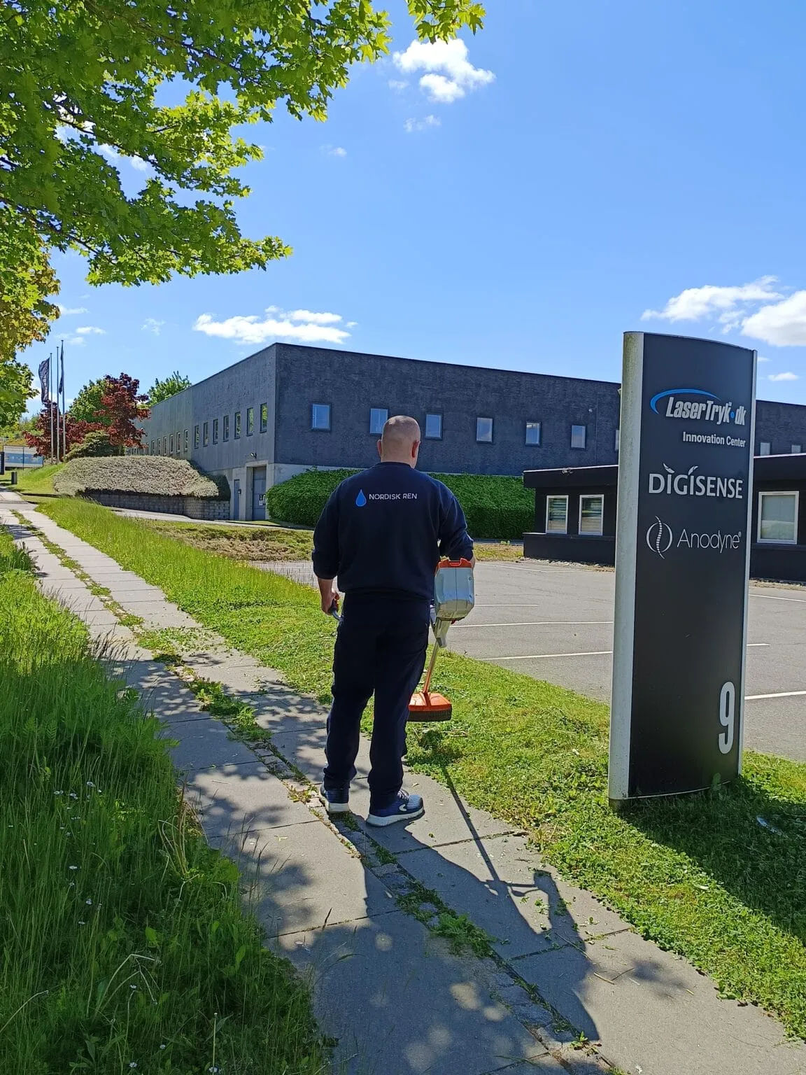 Eksempel på rengøring udført af NORDISK REN